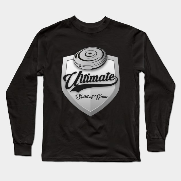 Ultimate Frisbee Shield of Spirit Long Sleeve T-Shirt by CTShirts